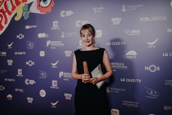 Sandra Faleiro (vencedora do prémio Sophia Melhor Atriz Principal com o filme "A Herdade")