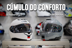 Contraponto Schuberth C5 e Shoei Neotec 3 - Cúmulo do conforto