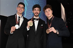 Campeões na Cerimónia de Prémios da FIM  - Evento em Rimini
