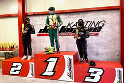 Noah Monteiro no pódio 'rookie' nas IAME Series Benelux - 3º lugar e o mais novo dos primeiros classificados