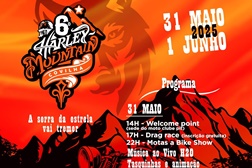 VI Harley Mountain, dias 31 de maio e 1 de junho, na região da Serra da Estrela