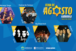 Feira de Agosto em Grândola com Morango Tango, XPTO, Big Show Rock e Shakra