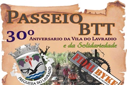 Passeio de BTT do 30º Aniversário da Vila do Lavradio e da Solidariedade - 1ª parte