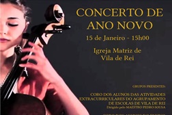 Igreja Matriz de Vila de Rei recebe Concerto de Ano Novo