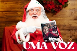 Pai Natal vai enviar mensagens de voz de boas-vindas a 2022
