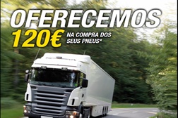 Goodyear Dunlop oferece até 120€ na compra de pneus de camião - A promoção premeia clientes que comprem pneus de camião até 30 de novembro através da rede TruckForce