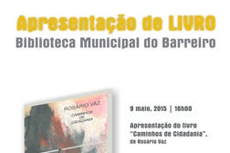 Apresentação do livro "Caminhos de Cidadania" no Barreiro