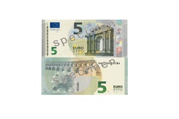 Nova nota de 5 Euros entra hoje em circulação