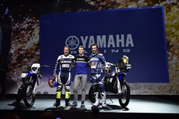 Salão de Milão: Hélder Rodrigues apresenta nova Yamaha WR450 Rally para o Dakar'16