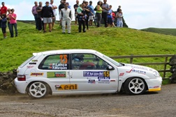 Piloto “eni” Pedro Lança no Carro 00 do 1º Constálica Rallye Vouzela