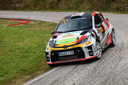 Toyota Gazoo Racing Iberian Cup 2024 - Josep bassas e Manel Muñoz conseguem a sua primeira vitória no Rallye Rías Baixas