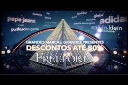 Estrelas de Natal do Freeport em campanha de TV
