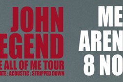 John Legend - Concerto intimista a 8 de Novembro no MEO Arena