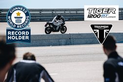 Triumph conquista Recorde do Guinness para a Maior Distância Percorrida numa moto em 24 Horas.