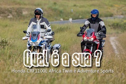 Teste Honda CRF1100L Africa Twin e Adventure Sports - Qual é a sua?