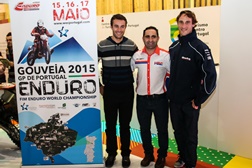 Mário Patrão e Paulo Gonçalves com Luís Correia na apresentação oficial do evento