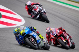 MotoGP, 2022, Grande Prémio Red Bull de Espanha - Mir lidera TL1 com 1-2 da Suzuki - Quartararo começou forte, mas teve uma queda