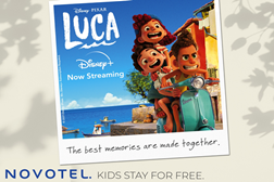 Novotel celebra o lançamento de "LUCA", da Disney e Pixar com ofertas especiais 