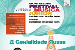 Estágio de Verão - Festival Música Júnior 2018 em Montalegre