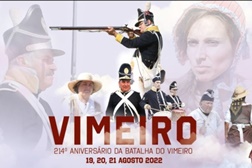 Comemorações do 214.º aniversário da Batalha do Vimeiro, na Lourinhã