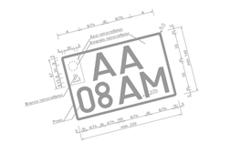 Eu quero uma chapa de matrícula das novas!