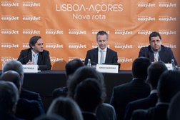 EasyJet celebra a liberalização da rota Lisboa-Açores com o Governo Regional e o Secretário de Estado dos Transportes