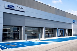 Grupo Auto-Industrial inaugura novas instalações Ford no Cacém em Sintra - Neste espaço opera a C.A.M., concessionária FORD, com stand de vendas e oficinas