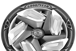 Goodyear apresenta no Salão de Genebra o primeiro protótipo gerador de eletricidade