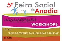 5ª Feira Social de Anadia vai dinamizar workshops - Inscrições até 7 de outubro