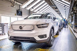 Dia histórico na Volvo - inicia a produção do seu primeiro 100% elétrico - Um Volvo XC40 Recharge