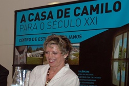 Isabel Pires de Lima apresenta filme de Manoel de Oliveira na Casa de Camilo em S. Miguel de Seide