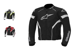 Blusão de motociclismo Alpinestars T-GP Plus R - um desportivo para o verão