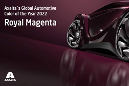 Axalta anuncia Cor Global para Automóveis no Ano 2022 – Royal Magenta - Conceito de cor de luxo com evolução para a sustentabilidade e condução autónoma