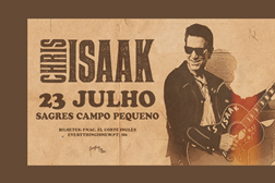 Chris Isaak atua no Sagres Campo Pequeno em Julho  - No dia 23 de Julho para um concerto único