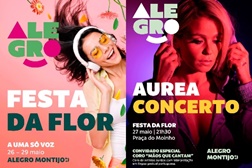 Alegro Montijo celebra Festa da Flor "a uma só voz" com concerto de Áurea e coro "Mãos que Cantam"