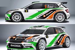 Pedro Meireles e Mário Castro com o novíssimo Škoda Fábia R5 Estreia será no Rali de Portugal 2015