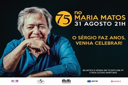 Sérgio Godinho celebra 75 anos no Teatro Maria Matos