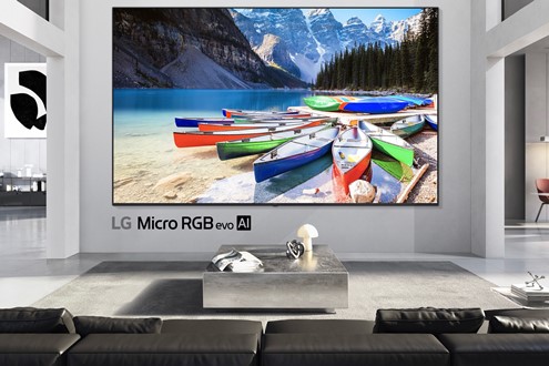 LG lança Micro e Mini RGB evo 2026 e eleva a pureza de cor nos LCD Premium -  Micro RGB evo apresenta a mais elevada pureza de cor da LG com uma performance de imagem alimentada por IA