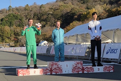 André Soares conquista medalha de prata no contrarrelógio - Nos Jogos Surdolímpicos Tóquio 2025