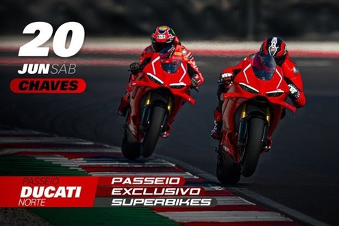 Ducati Norte organiza passeio de Superbikes e 2.º Women’s Ride em junho