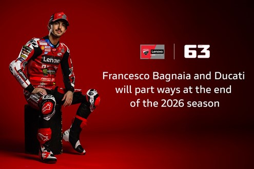Francesco Bagnaia e a Ducati vão separar-se no final da presente época - Pecco vai para Aprilia