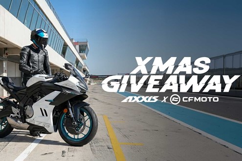 CFMOTO e AXXIS celebram o Natal com vários giveaways exclusivos para motociclistas