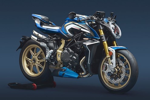 MV Agusta Brutale 1000 RR Blue & White M.L. – Uma verdadeira raridade!