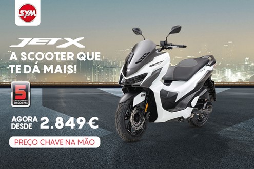 SYM lança campanha "chave na mão" para a JET X 125