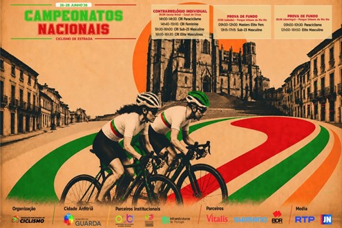 Guarda recebe os Campeonatos Nacionais de Ciclismo de Estrada 2026