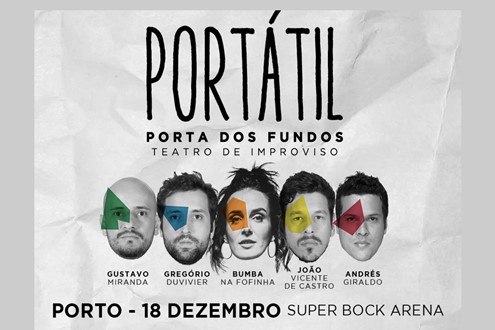 PORTÁTIL regressa a Portugal com Bumba na Fofinha em estreia no Elenco - Dia 18 de dezembro na Super Bock Arena no Porto