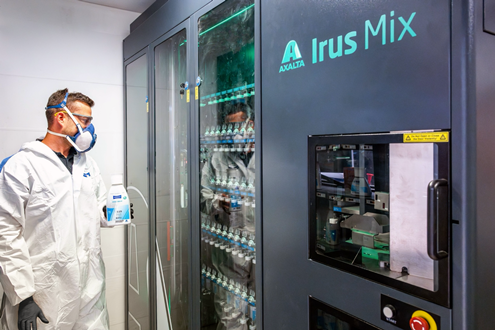 Axalta anuncia 100ª instalação da máquina totalmente automática para  repintura automóvel  - Modelo Axalta Irus Mix 