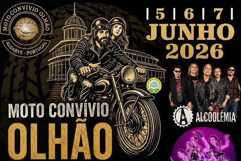 34ª Concentração do Moto Convívio de Olhão, dias 5, 6 e 7 de junho