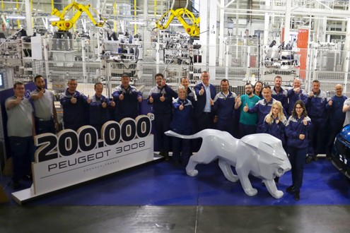 Peugeot 3008 nº 200.000 produzido na fábrica de Sochaux - Continua o sucesso comercial do modelo