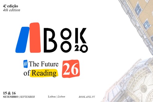 4.ª Edição Book 2.0 dias 15 e 16 de Setembro no Centro Cultural de Belém - Refletir sobre o futuro dos livros